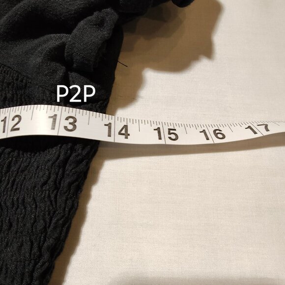 Abercrombie & Fitch Smocked Women's Small Cropped Jumpsuit - Picture 4 of 10